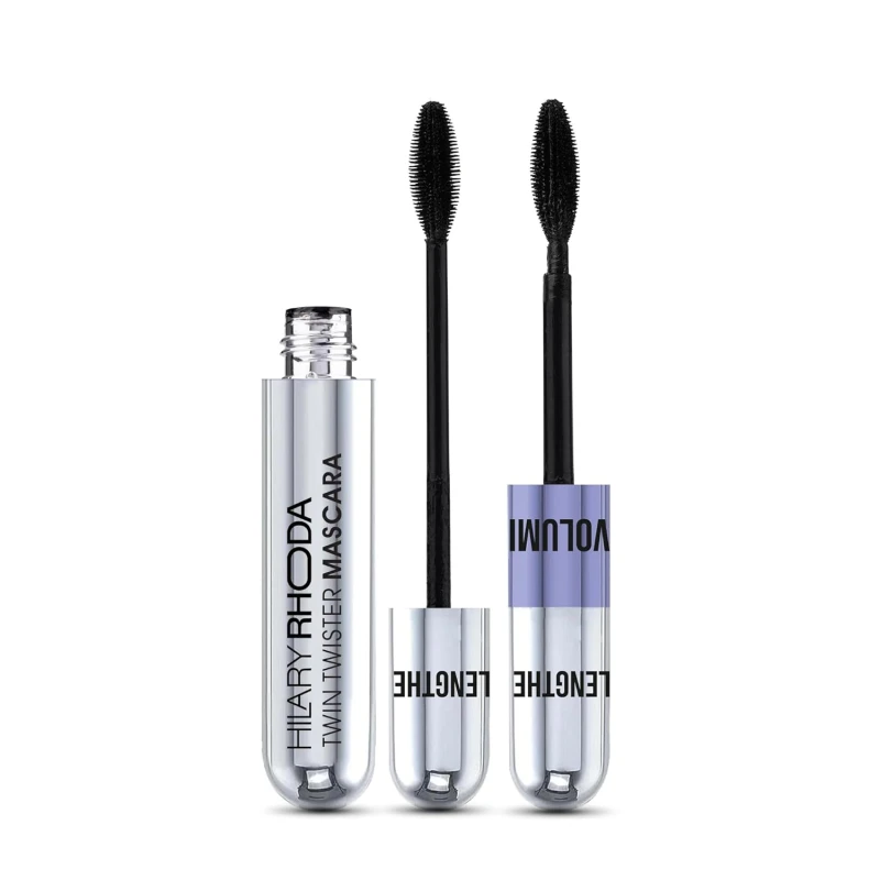 Hilary Rhoda Twin Twister Mascara | Bold Black Finish | 2-in-1 Volumises & Lengthens | Waterproof & Smudge-Proof | Highly pigmented | Curl Enhancing | Clump-Free | 12ml thumbnail 8
